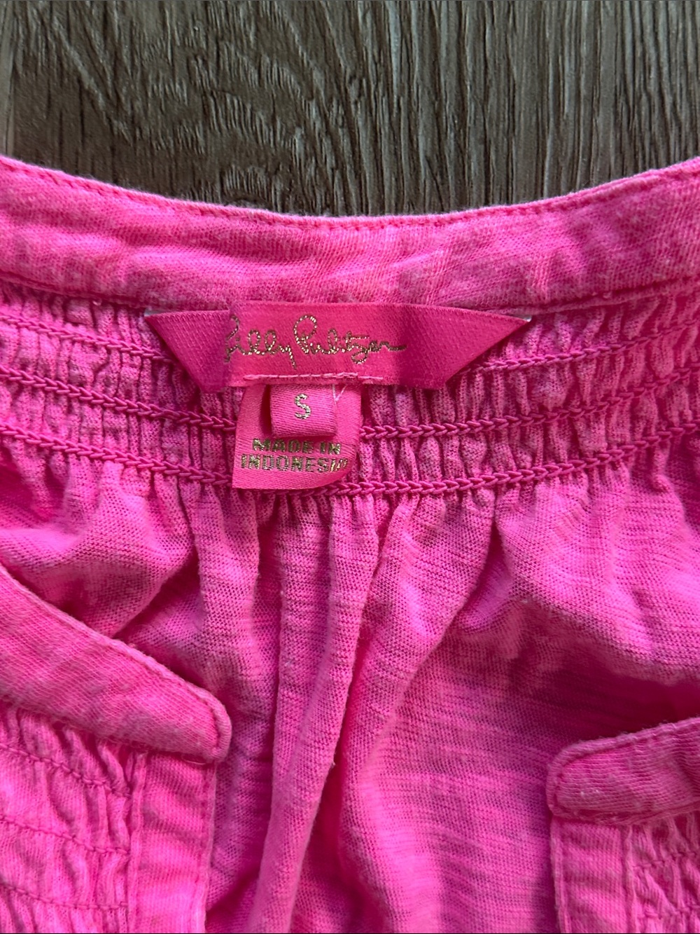 Lilly Pulitzer Essie Tank Top Neon Pink Small Preppy Resortwear - Picture 2 of 3